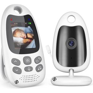Equivera Babyfoon - Babyfoon met Camera - Baby Monitor - Baby Camera - Indoor - Multifunctioneel - Premium