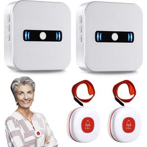 Draagbare Pager Voor Zorgverleners / Sos Alarm - Noodoproepknop Bel / Noodalarmsysteem / Persoonlijke Alarmhulp \ Portable Pager For Caregivers / Emergency Call Button Call / Emergency Alarm System /