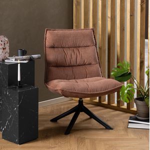 Sohome Draaifauteuil Marya - Chenille - Bruin