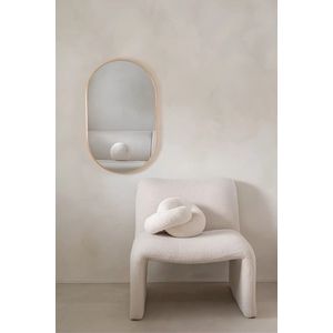 Nordic Style® Wandspiegel 80x50cm | Zacht Goud | Scandinavische Spiegels | Wandspiegel | Badkamerspiegel | Gangspiegel