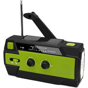 Noodradio Zonne-energie en lamp - kampeerervaring verbeteren - steun vrouwengroepem