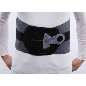 Brace, rugversterking, rug beugel, rug spalk, rug steun, rug riem, rug houding corrector, Riem, rugband, Ruggordel, postuur brace, rugbrace, rugbrace, riem, rug brace, back belt, orthopedische rug brace, rug ondersteuning, grijze riem maat XX/xXL.