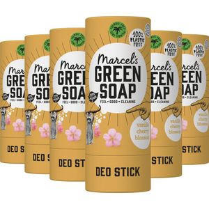 96x Marcel's Green Soap Deodorant Stick Vanille & Kersenbloesem 40 gr