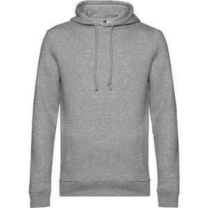 B&C Heren Organische kapperstrui (Heide Grijs)