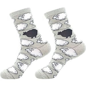 Robin Ruth - Zwarte schaap - Grijs - Dames sok - Maat 36-42