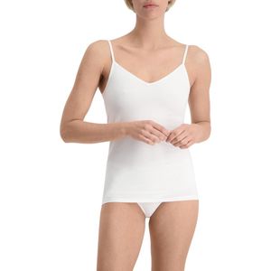 Noshirt Women Lite Vrouwen Spaghetti top V-hals Wit - XL