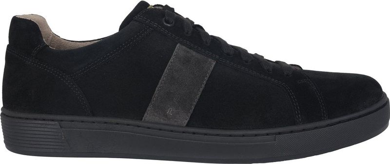 Gabor - Suède Sneakers - Zwart - Regular fit