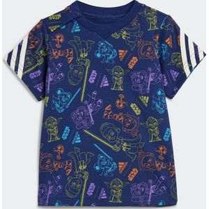 adidas Sportswear adidas x Star Wars Young Jedi T-Shirt - Kinderen - Blauw- 98