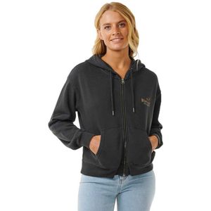Rip Curl High Tide Scenic Relaxed Sweatshirt Met Rits Zwart XS Vrouw