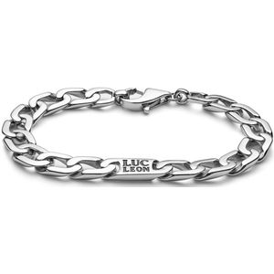 Lucleon - Heren - Roestvrij Staal Schakelarmband - Staal