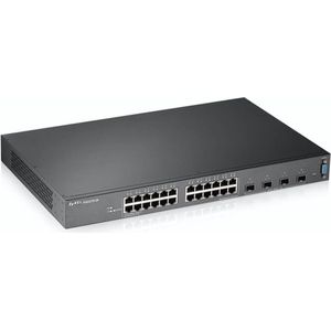 Zyxel XGS2210-28 Managed L2 Gigabit Ethernet (10/100/1000) 1U Zwart