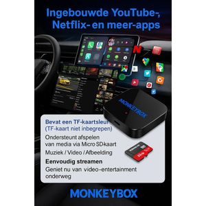 EV MONKEY MONKEYBOX videobox AI interface Android Auto/Apple Carplay