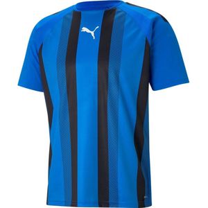 Puma Teamliga Shirt Korte Mouw Heren - Royal / Zwart | Maat: XL