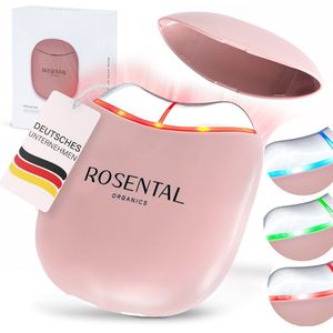 Rosental Organics EMS Gua Sha Gezichtsmassagetool - LED Blauw, Groen & Roodlicht Therapie - Voor een gecontoureerde, volle huid & egale teint - Geschikt voor alle huidtypen