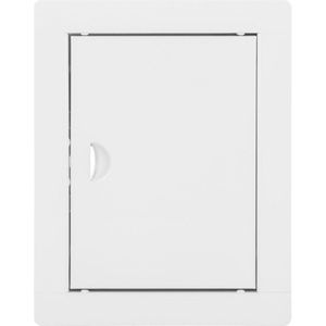 Metalen Revisiedeurtje Wit 15x20 cm - Makkelijke Sluiting
