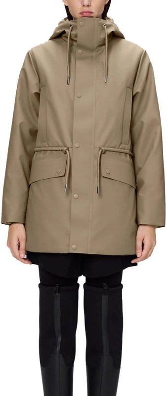 Jas RAINS Women Nome Short Parka Beige-XS