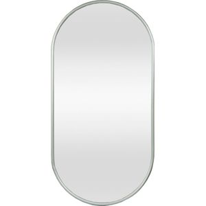 Spiegel Picciano - Hangspiegel - 30x60cm - Grafietgrijs - Passpiegel - Elegant design