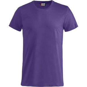 Clique 2 Pack Basic Fashion-T Modieus T-shirt kleur Helder Lila maat 4XL