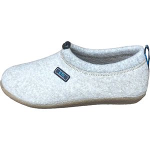 Q fit Cato Wol Off white pantoffel (Maat - 41, Kleur - Off white)