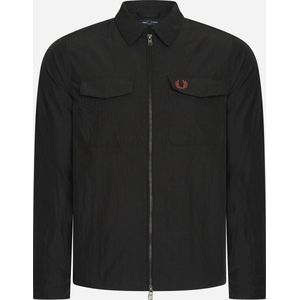 Fred Perry Zip overshirt - black