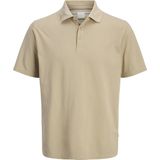 Jack & Jones - Polo - Zandkleur - 100% Katoen
