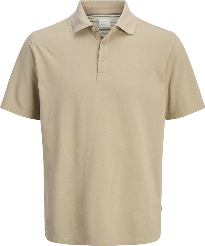 Jack & Jones - Polo - Zandkleur - 100% Katoen