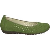 Waldlaufer - 329050 Hesima - Ballerinaschoenen - Groen - Nubuck - Rubber Zool