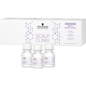 Schwarzkopf - Scalp Clinix - Anti-Hair Loss Serum - 7 x 10 ml - Met Biotic Technology