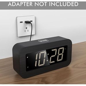 Equivera Wekkerradio Op Netstroom - Klokradio - Wekkerradio - Klokradio Met Wekker - Wekkerradio Dab - Wekker Dab Radio