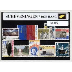 Scheveningen / Den Haag - Typisch Nederlands postzegel pakket & souvenir. Collectie van verschillende postzegels van Scheveningen / Den Haag – kan als ansichtkaart in een A6 envelop - authentiek cadeau - kado - kaart - mauritshuis - binnenhof - pier