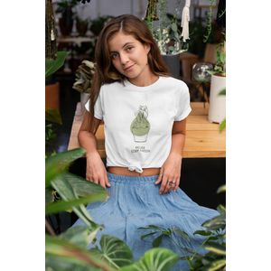 Shirt - Reuse stay green - Wurban Wear | Grappig shirt | Vegan | Unisex tshirt | Dieren | Dierenvriend | Vegan kookboek | Wit