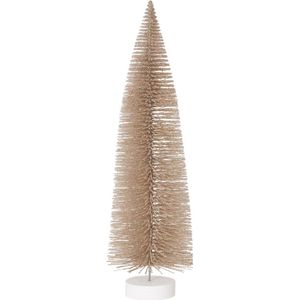 Mini kunst kerstboom 40 cm diameter 12 cm beige