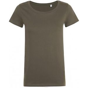 SOLS Dames/dames Mia Korte Mouwen T-Shirt (Leger)