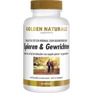 Golden Naturals Spieren & Gewrichten (60 capsules)