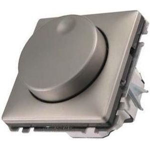 Merten Artec Inbouw Dimmer - Tot 315W - Tronic - Drukwissel - RVS