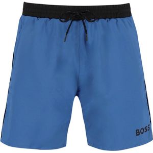 BOSS Zwemshorts 'Starfish'  pastelblauw / zwart