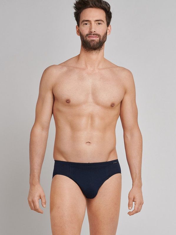 Schiesser - Essentials - Minislip - Zwart - Voordeelpack - 6 Stuks