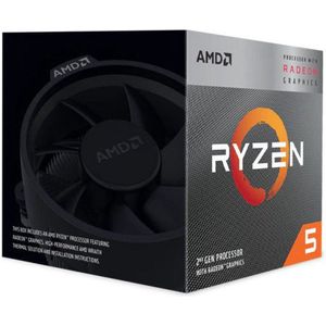AMD Ryzen 5 3400G - Desktop Processor - Sokkel AM4 - 4 x 3,7 GHz - Tray