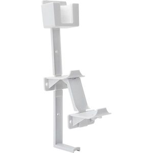 L-vormige Good Balance Wandbeugel - Multifunctionele Universele Controllerstandaard met Headset Ophanging - Wit