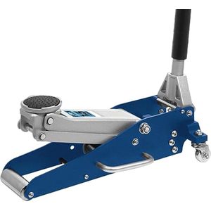 Hydraulische werkplaatskrik met wielen voor 1,5 ton - Dubbelpiston en versterkt ontwerp