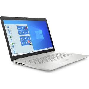 HP 17-by4810nd DDR4-SDRAM Notebook 43,9 cm (17.3"") 1600 x 900 Pixels Intel® 11de generatie Core™ i3 8 GB 512 GB SSD Wi-Fi 5 (802.11ac) Windows 10 Home Zilver