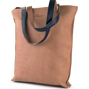 Laauw Madrid Retiro Cognac Shopper 8719324895613