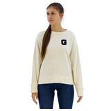 Gant G Badge Sweatshirt Beige S Vrouw