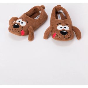 Woody - Labradoodle - Pantoffels - Bruin - Laag Model
