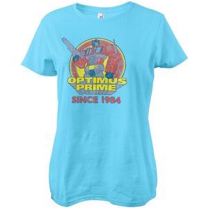 Transformers Optimus Prime - Since 1984 Girly Tee Damen T-Shirt Skyblue-M