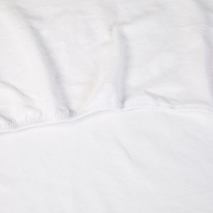 Kayori Showa Topper Hoeslaken Flanel - 80-90x200cm - Rondom Elastiek - Heerlijk Warm - Wit