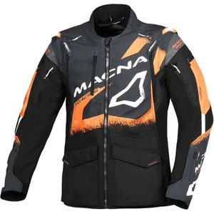 Macna Landmark Grey Orange Mx Jackets 2XL - Maat - Jas