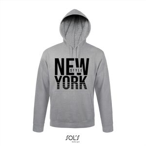 Hoodie 359-97 New York - xS, Lgrijs