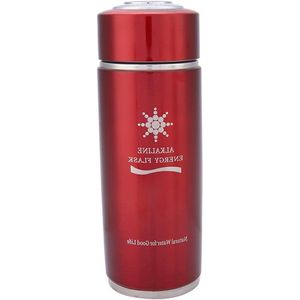 Allecto Premium - Alkalinefles en Weegschaal Set voor de Keuken (Rood)