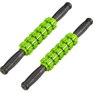2 x massageroller - trigger point massage - massage stick - handvatten - fitness